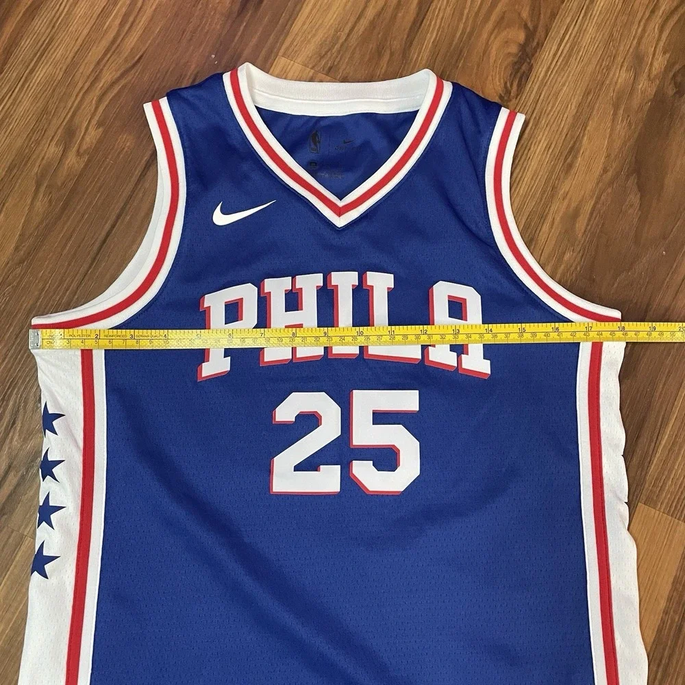 Nike Youth M NBA Philadelphia 76ers PHILA Ben Simmons #25 Swingman Jersey Blue